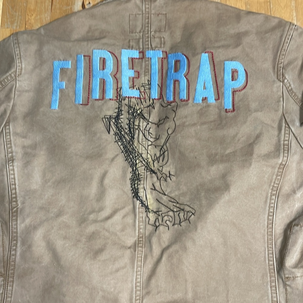 Vintage Firetrap brown denim jacket